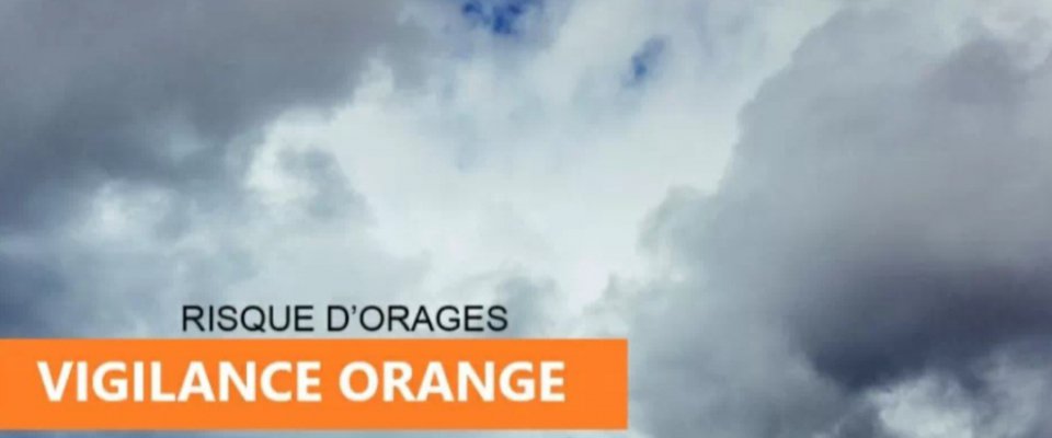 Vigilance orange pour risque d'orage