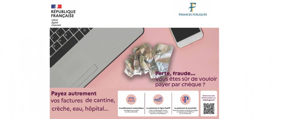 Services Publics : Fin du paiement par chèque