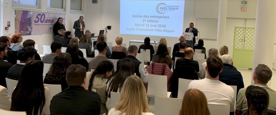 Soirée des entreprises au Lycée Félix Mayer