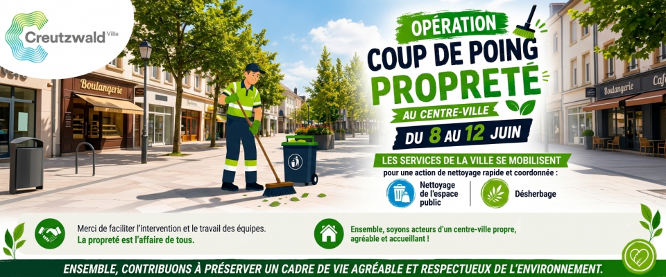 OPÉRATION « COUP DE POING PROPRETÉ »