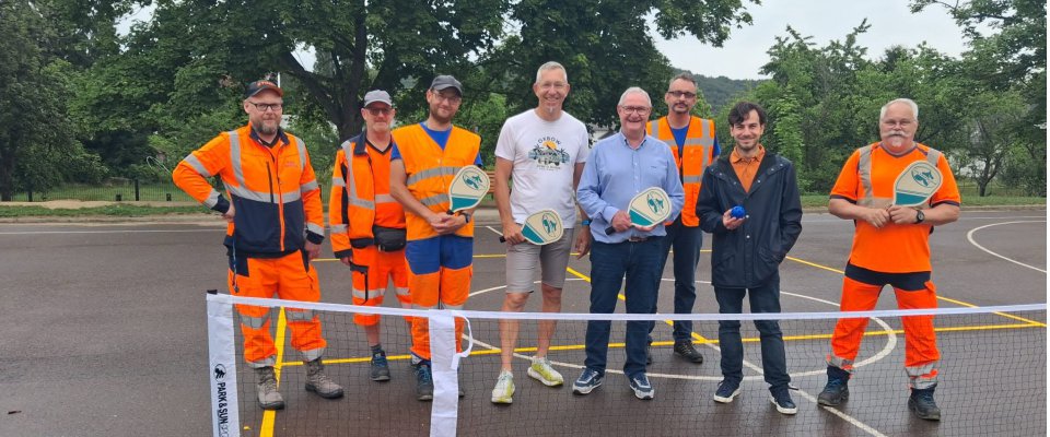 De nouveaux terrains de pickleball à l’école de la Houve