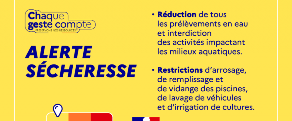 Sécheresse : la Moselle placée en alerte, des restrictions d’usage de l’eau entrent en vigueur