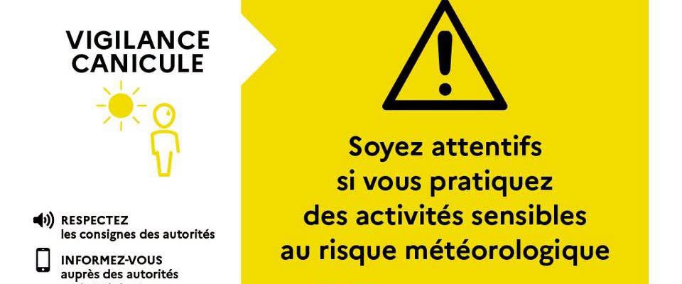 ALERTE JAUNE CANICULE : Pic de chaleur