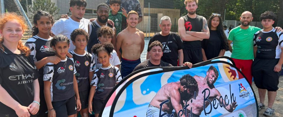 La Lutte sur sable fait son show au plan d'eau de Creutzwald !