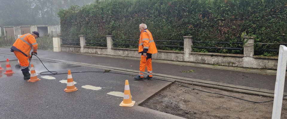 Rue de la Croix : des aménagements en cours pour améliorer la sécurité