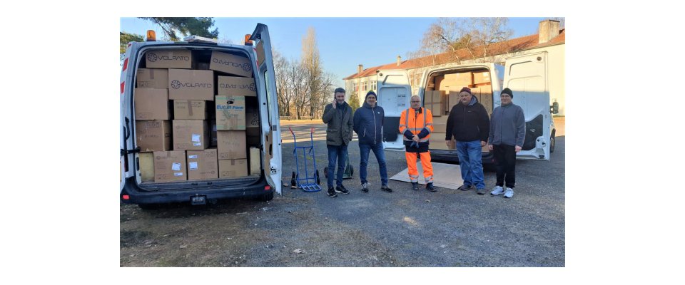 Convoi de marchandises pour les Ukrainiens