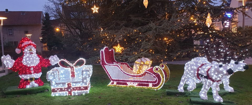 La Ville s’illumine pour Noël.
