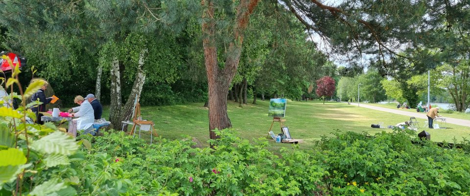 Le plan d'eau en mille couleurs 🎨