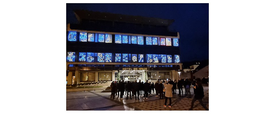 Moment de partage autour du calendrier de l'Avent