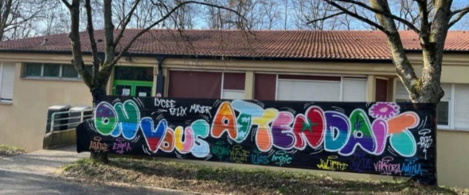 Atelier de pratique artistique pour préparer la JPO du lycée Félix Mayer