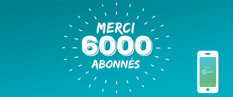 6000 abonnés : Merci