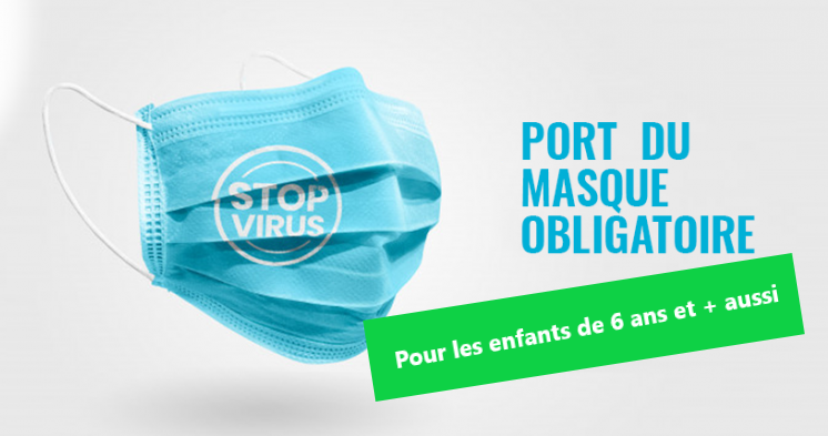 Port du masque aux abords des établissements scolaires