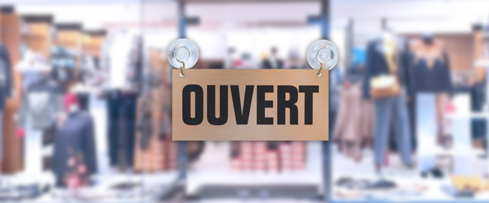 Ouverture des commerces les dimanches de Janvier