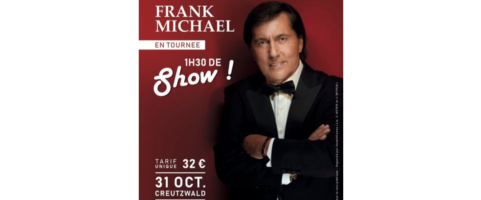 Evénement : Frank Michael en concert à la salle Baltus !