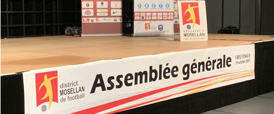 Assemblée générale du District mosellan de Foot-ball