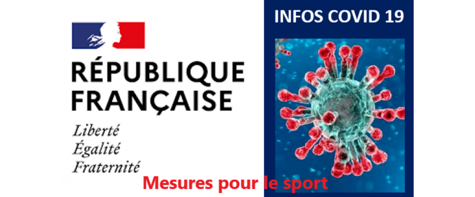 MESURES SANITAIRES POUR LE SPORT