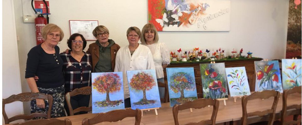 Atelier peinture avec les Gribouill'Art