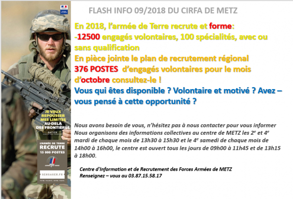 L'armée de Terre recrute