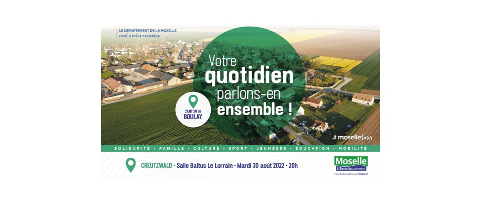 Réunion publique avec Patrick Weiten