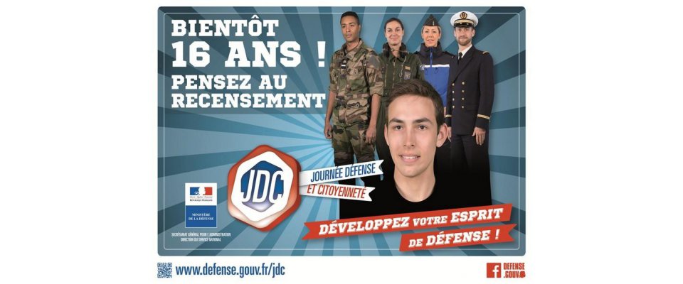 Le recensement c'est avant 16 ans
