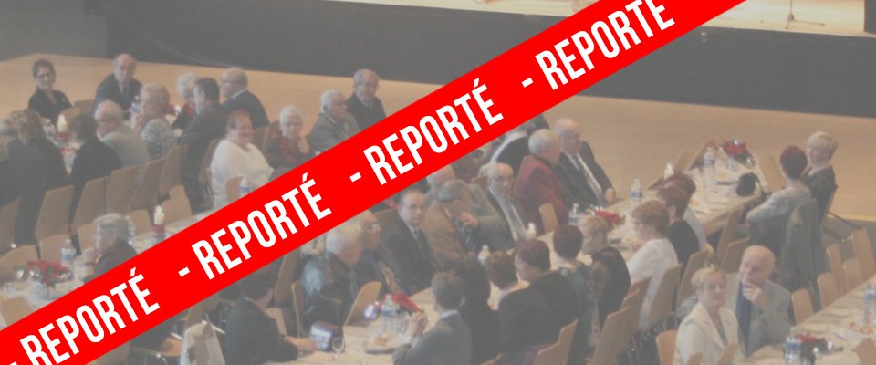 Report du repas des Séniors