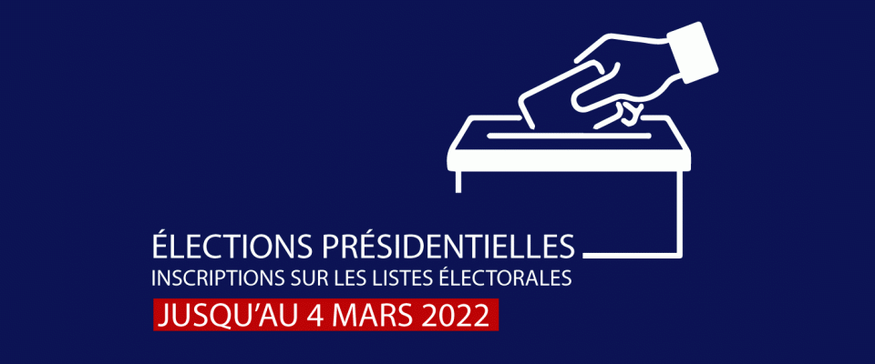 Inscription sur les listes électorales : C'est maintenant !