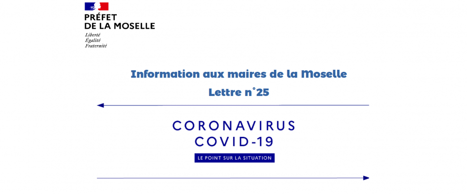 Lettre d'information aux maires de la Moselle