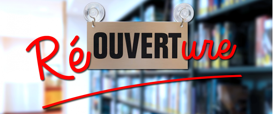 Ré-ouverture de la Médiathèque