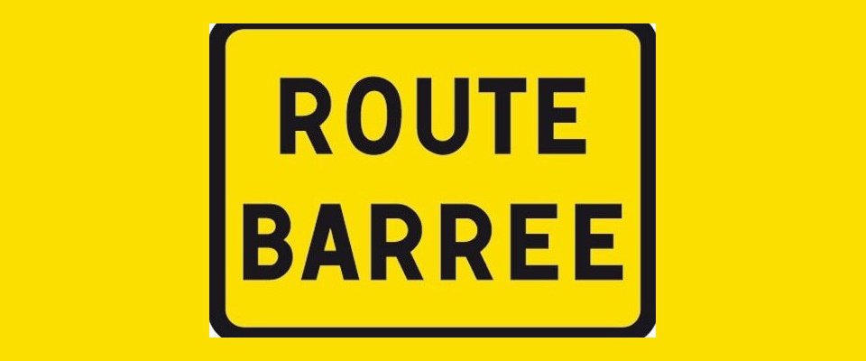 Route barrée