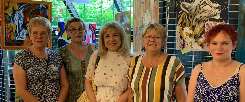 Les Gribouill'arts exposent à la Coulée Verte