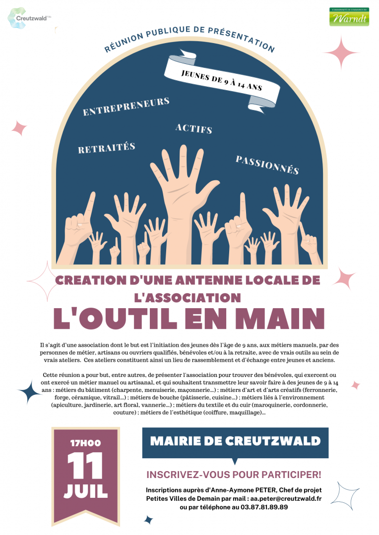 L'outil en Main » une association d'échange entre jeunes et anciens