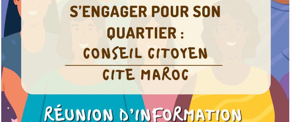 Conseil citoyen : Réunion d'information
