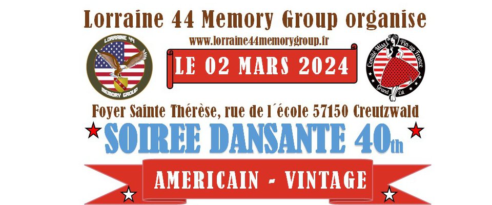 Soirée Dansante 40th american vintaige