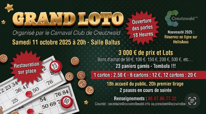 Loto du Carnaval Club de Creutzwald