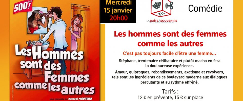 Les hommes sont des femmes comme des autres