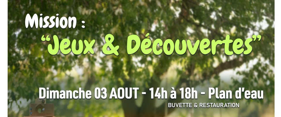 Après-midi jeux et découvertes