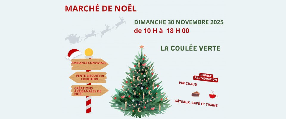Marché de Noël de la Coulée Verte