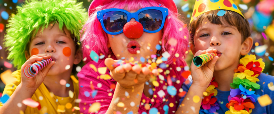 Carnaval des enfants à la cité Maroc