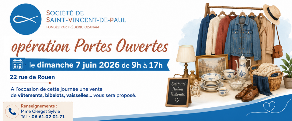 Saint Vincent de Paul : Portes Ouvertes
