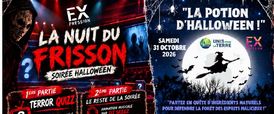 La Potion d'Halloween et La Nuit du Frisson