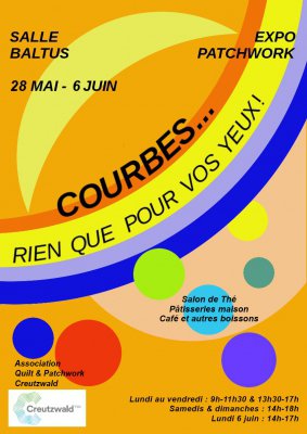 Exposition de patchwork : Courbes