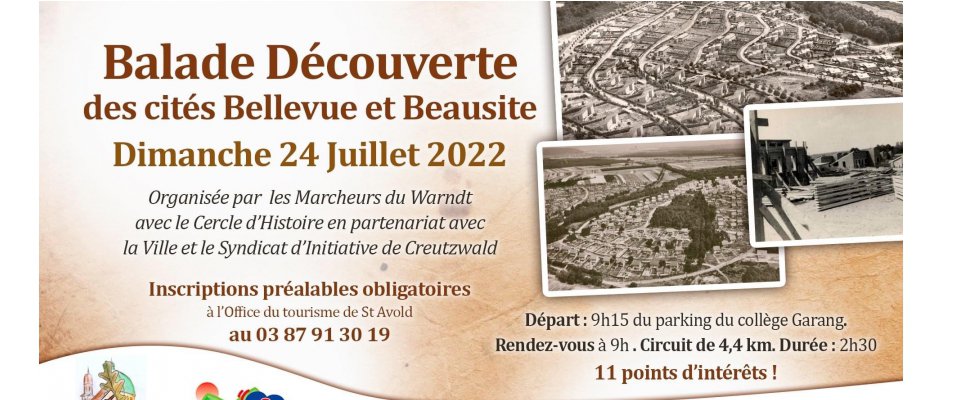 Balade découverte cité Bellevue et Beausite