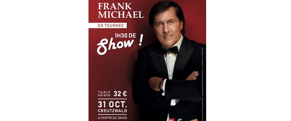 Evénement : Frank Michael en concert à la salle Baltus !