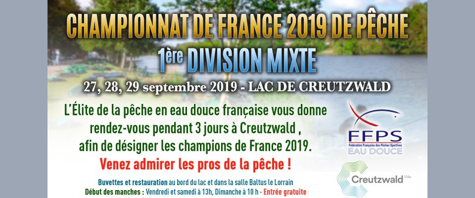 Pêche : Championnat de France