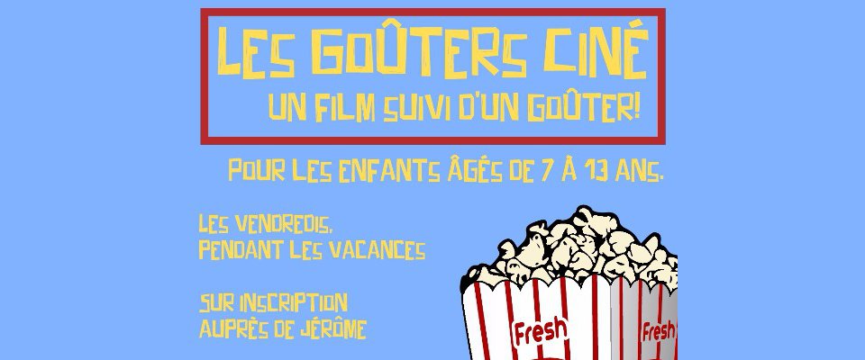 Atelier Goûters-Ciné